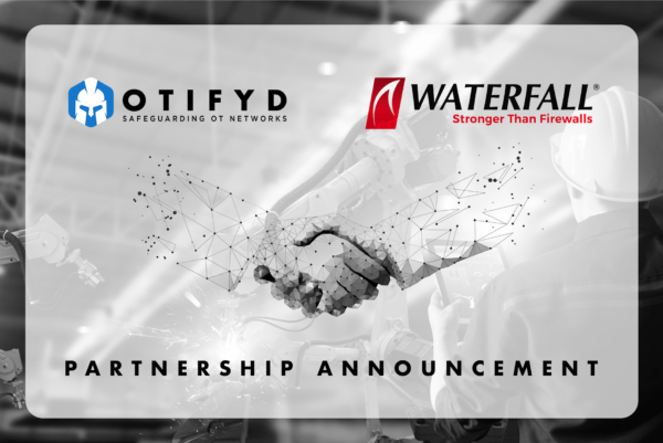 Partnership Announcement Website OTIFYD Waterfall security Partnership Announcement